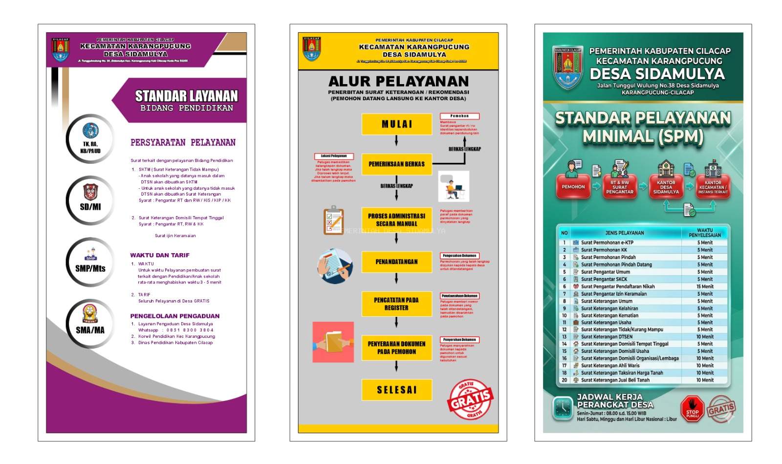 PELAYANAN DI DESA SIDAMULYA