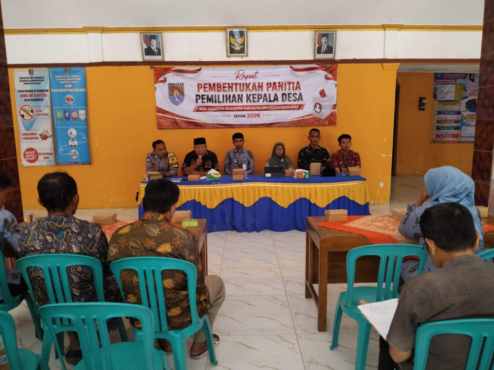 Rapat Pembentukan Panitia Pemilihan Kepala Desa Sidamulya Tahun 2026 Berjalan Lancar dan Demokratis